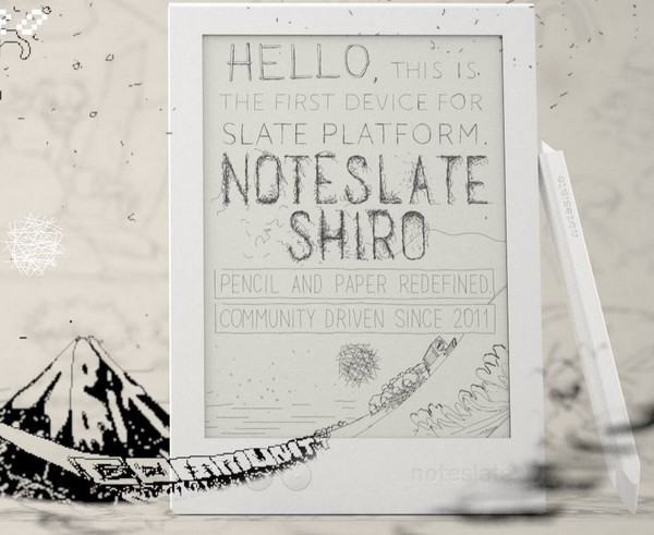 NoteSlate Shiro      E Ink Pearl HD     