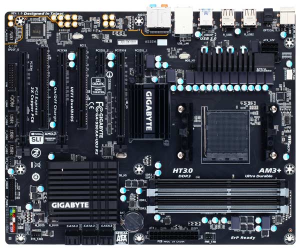   Gigabyte 990XA-UD3 R5    AMD AM3+    ATX