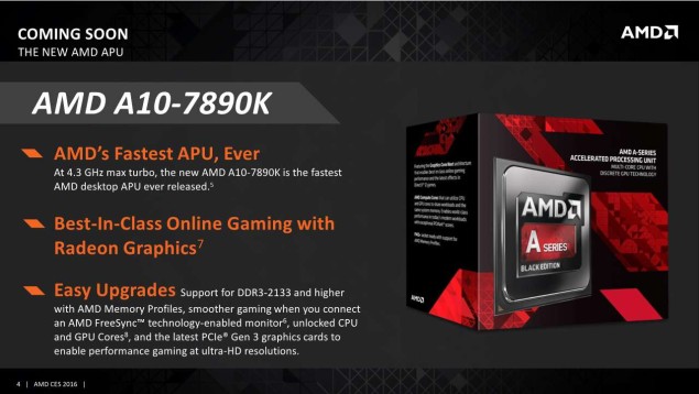 AMD  APU A10-7890K   4,3 
