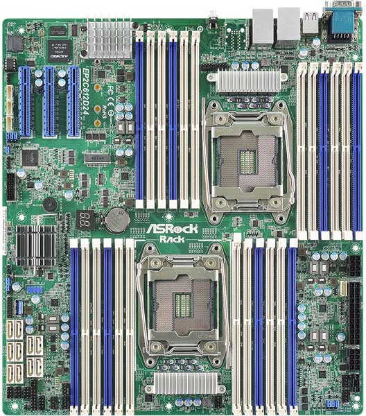  ASRock Rack EP2C612D24  24     DDR4