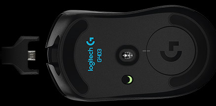 Logitech G403 Prodigy Gaming Mouse       PixArt PMW3366