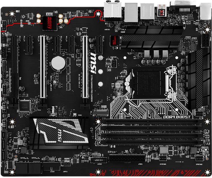  MSI Z170A Gaming Pro      Carbon