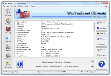 WinTools.net v.12.2.1 -       Windows